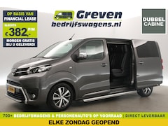 Toyota ProAce Worker - 2.0 D-4D L3H1 177PK Automaat | Dubbele Cabine | 5 Persoons | Airco Camera Cruise Leder Nav