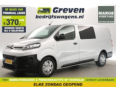 Citroën Jumpy - 2.0 BlueHDI L3H1 Marge Dubbele Cabine 5 Persoons Airco Cruise Carplay Navi PDC Elektrpakke
