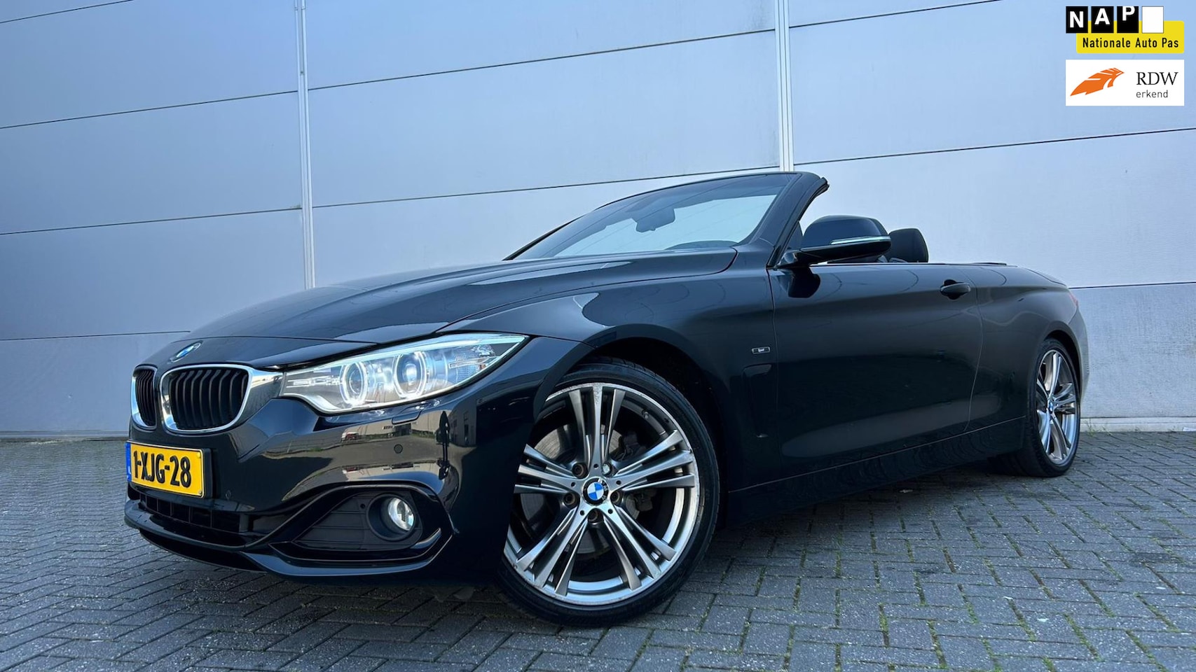BMW 4-serie Cabrio - 428i Sport High Exe Aut, Led, Navi - AutoWereld.nl