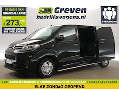 Citroën Jumpy - 2.0 BlueHDI L2H1 Airco 360Camera 2xSchuifdeur Carplay Cruise PDC 3 Persoons Stoelverw