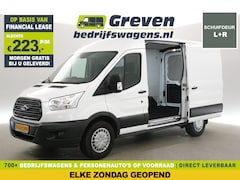 Ford Transit - 350 2.0 TDCI L2H2 | 2xSchuifdeur Airco Cruise LED Parkeersensoren Stoelverwarming Elektrpa