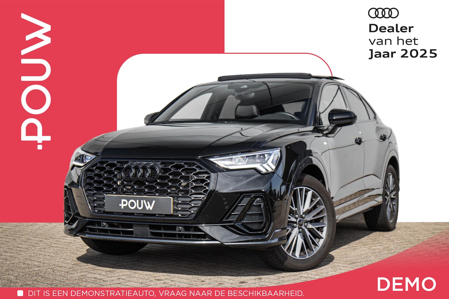 Audi Q3 Sportback - 35 TFSI 150pk S-tronic S Edition Competition | Panoramadak | 19" LM Velgen | Adaptive Crui - AutoWereld.nl