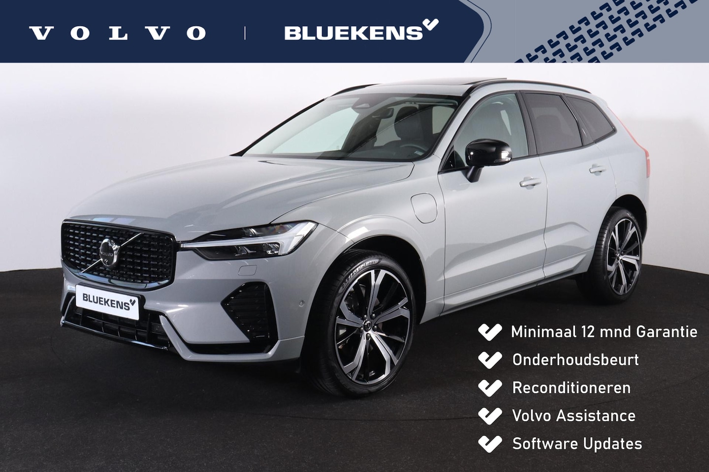 Volvo XC60 - T8 Recharge AWD Plus Dark - LONG RANGE - Panorama/schuifdak - IntelliSafe Assist & Surroun - AutoWereld.nl