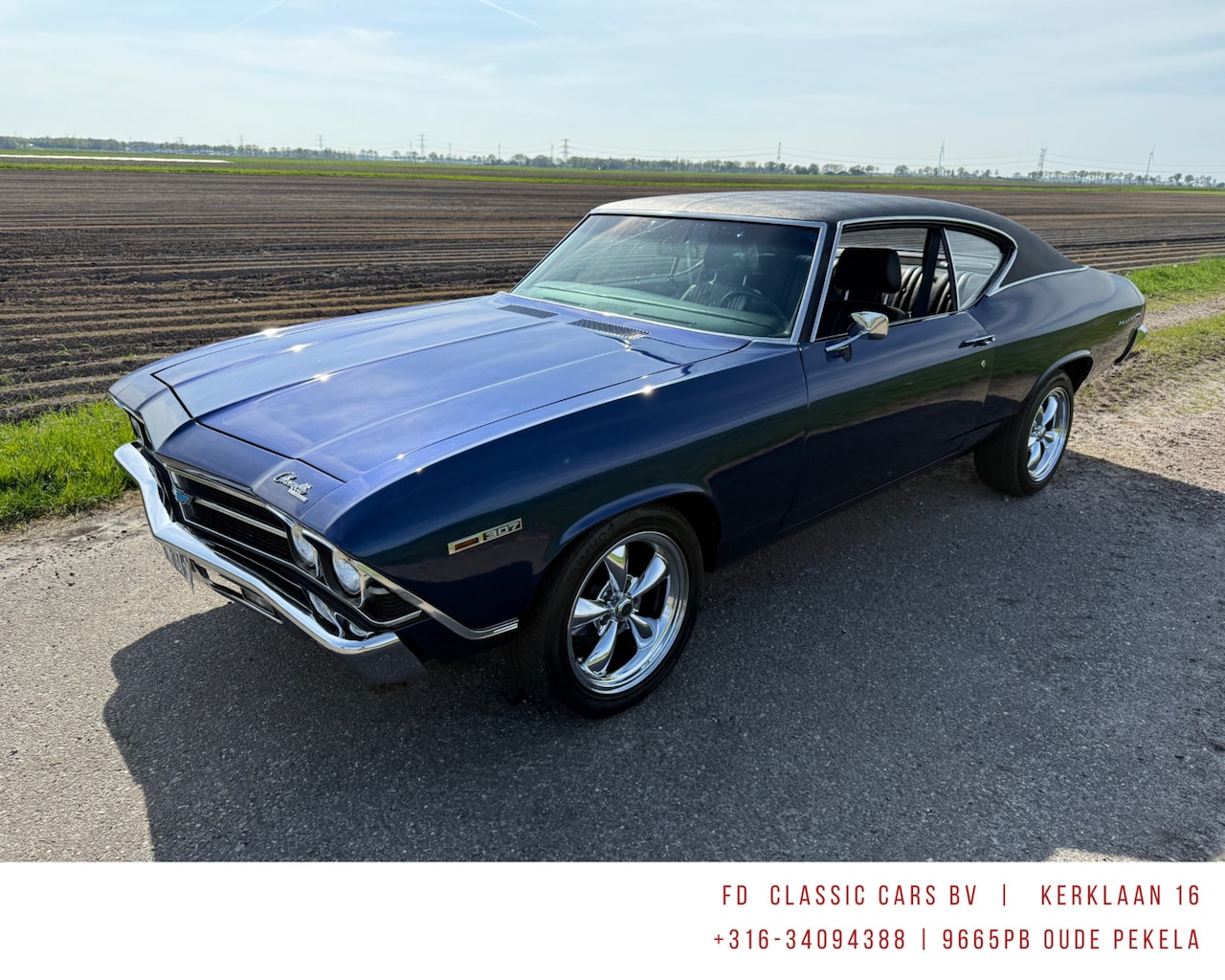 Chevrolet Chevelle - BJ1969 met 305 V8 motor en schijfremmen - AutoWereld.nl