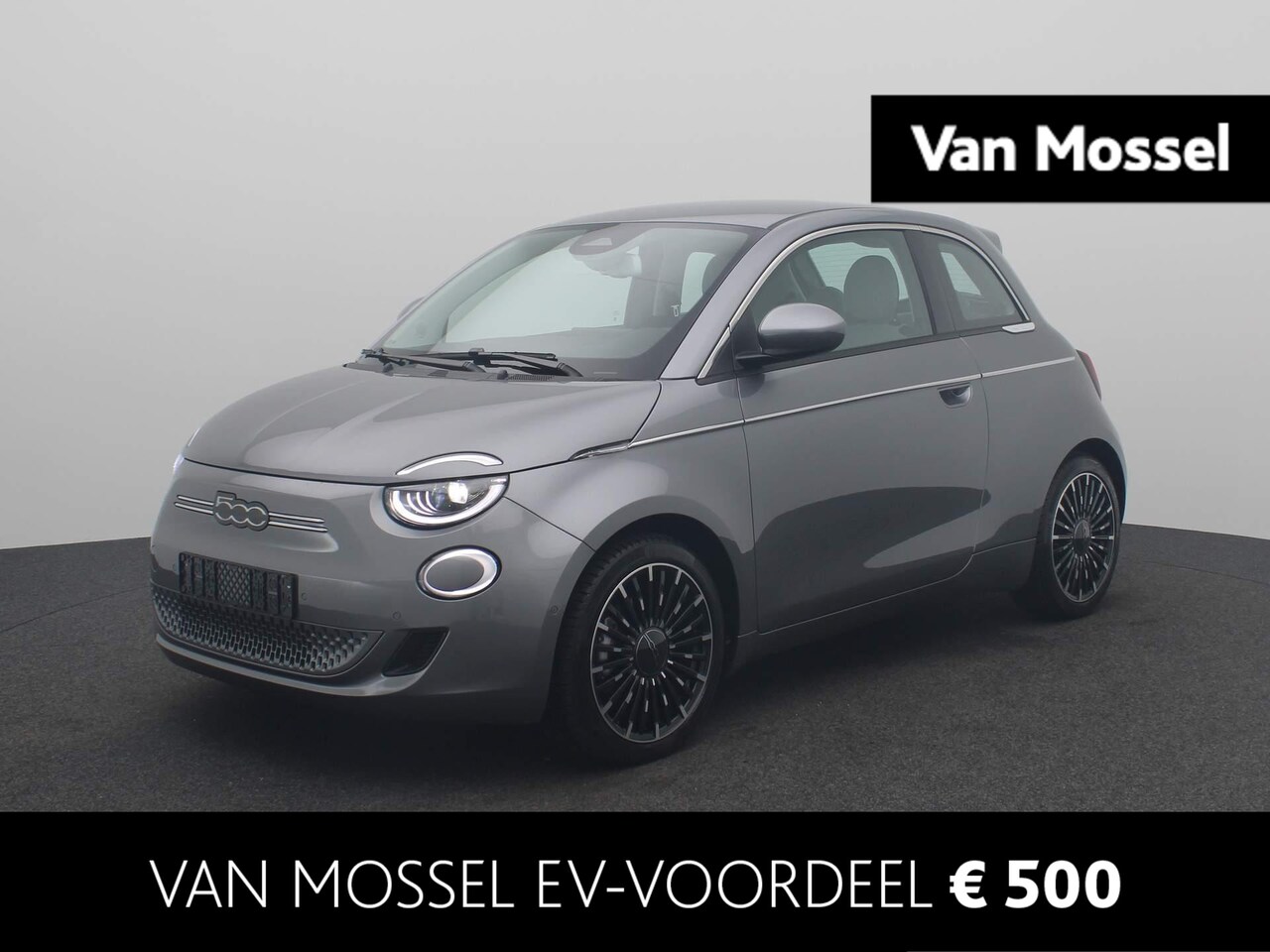 Fiat 500e - La Prima 42 kWh | Leder | Navi | ECC | PDC | LMV | LED | Cam | - AutoWereld.nl