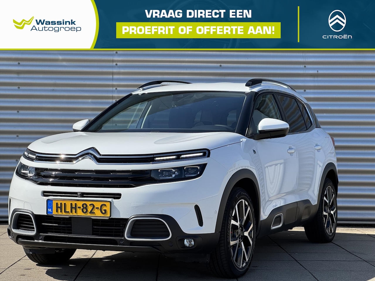 Citroën C5 Aircross - 1.6 Hybrid 225pk 8-traps Automaat Shine 360* Camera | 19 Inch Velgen | Stoelverwarming | N - AutoWereld.nl