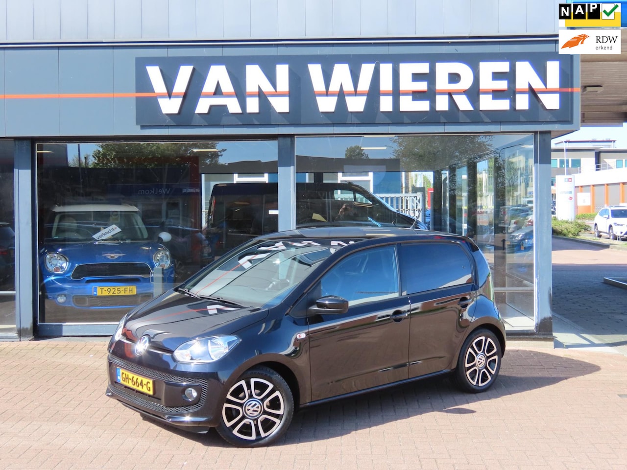 Volkswagen Up! - 1.0 high up! Airco Navi 16" Fender Donker glas NAP - AutoWereld.nl