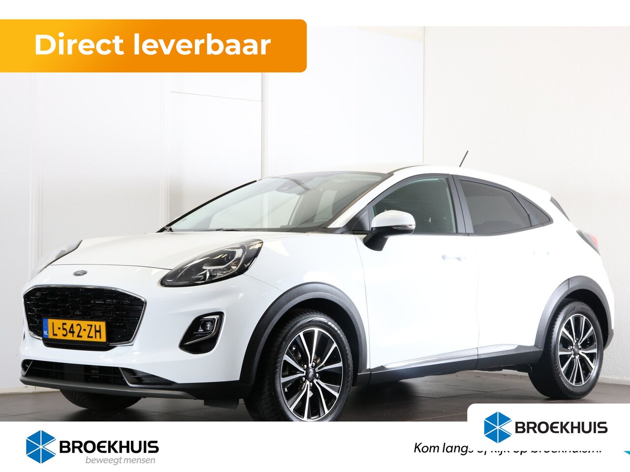 Ford Puma - Ford 1.0 EcoBoost Hybrid Titanium X 125pk | Navi | Cruise control | Trekhaak | DAB | Verwa - AutoWereld.nl