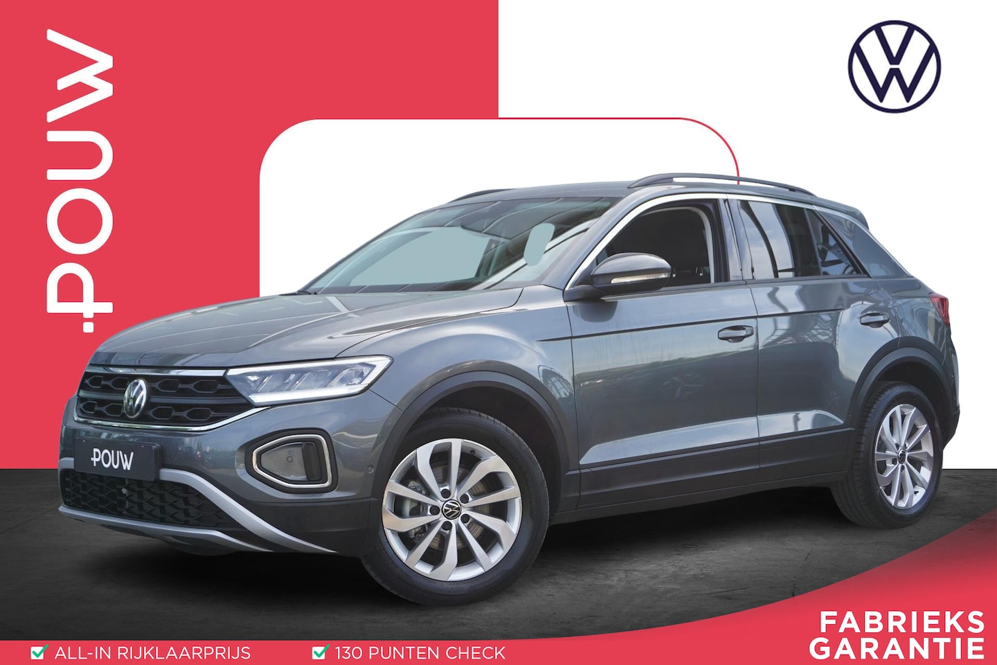 Volkswagen T-Roc - 1.0 TSI 110pk Life | Adaptive Cruise | Apple Carplay & Android Auto | Climatronic - AutoWereld.nl
