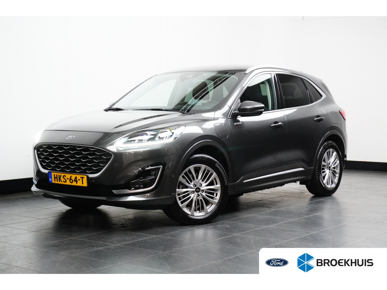 Ford Kuga - Ford 2.5 PHEV Vignale | Trekhaak | Adapt. Cruise | Dodehoek Detectie | Memory Seat | Leder - AutoWereld.nl