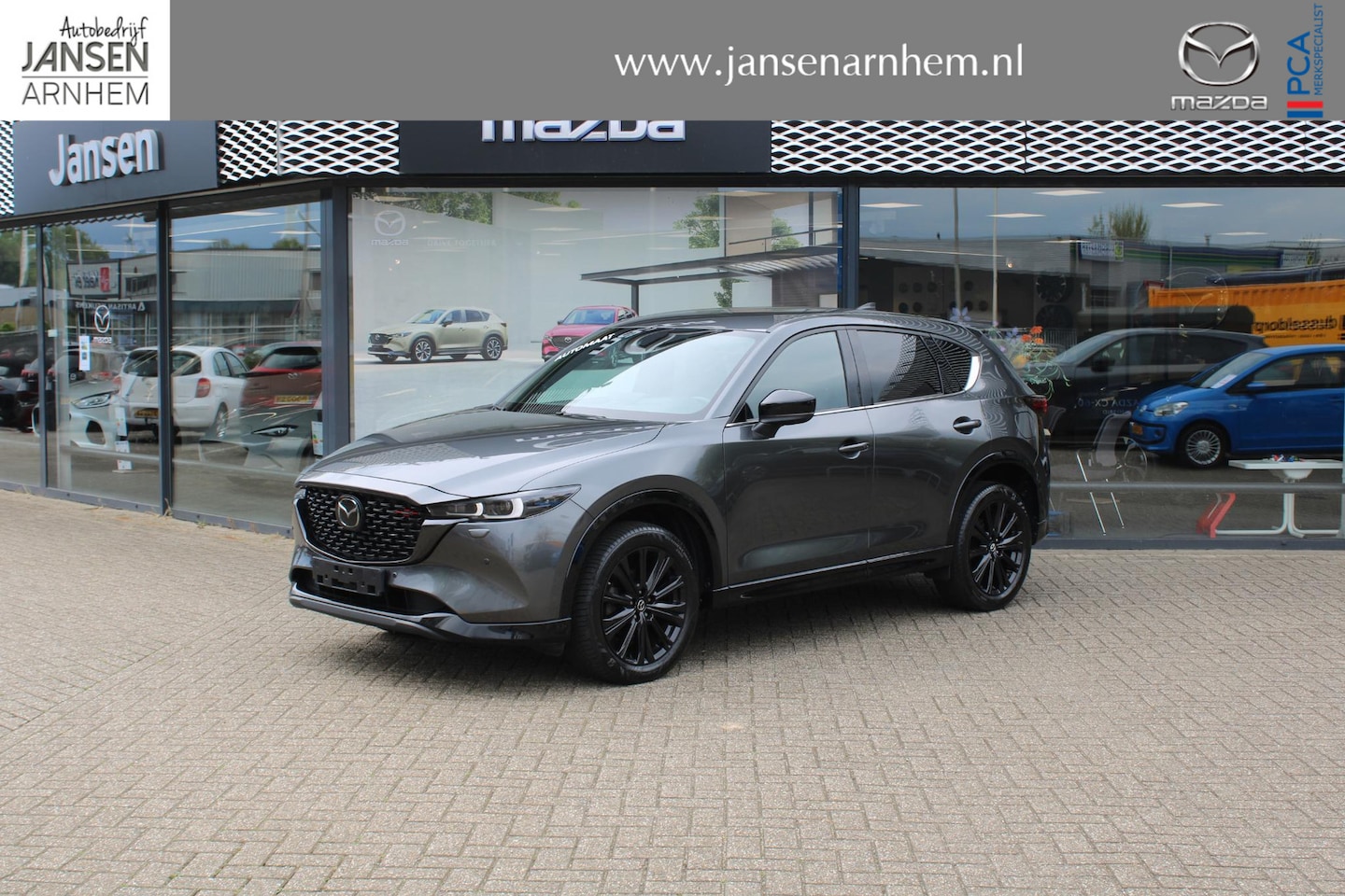 Mazda CX-5 - 2.0 SkyActiv-G 165 Homura 2.0 SkyActiv-G 165 Homura , Automaat, Half Leder, Adap.Cruise, 360 Camera, Navi, Apple Car - AutoWereld.nl