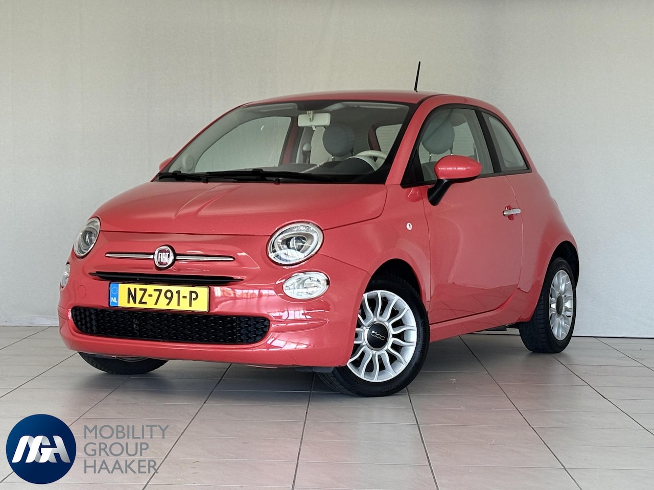 Fiat 500 - 1.0 TwinAir Pop Rosso Corallo I Airconditioning I Cruise Control I Goed Onderhouden - AutoWereld.nl