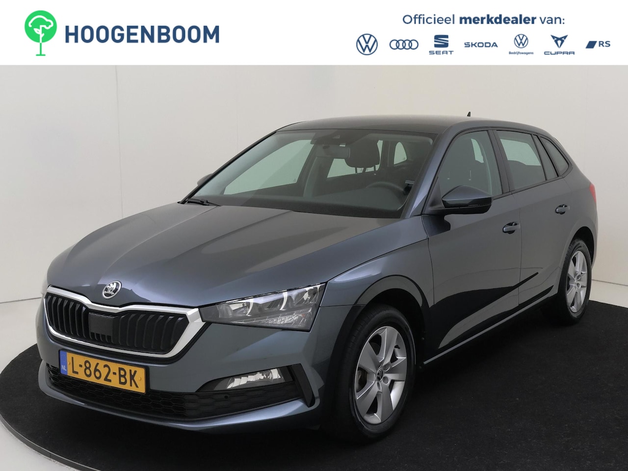 Skoda Scala - 1.0 TSI Ambition | CarPlay | Airco | Cruise control | DAB radio | Lane- en frontassist | V - AutoWereld.nl
