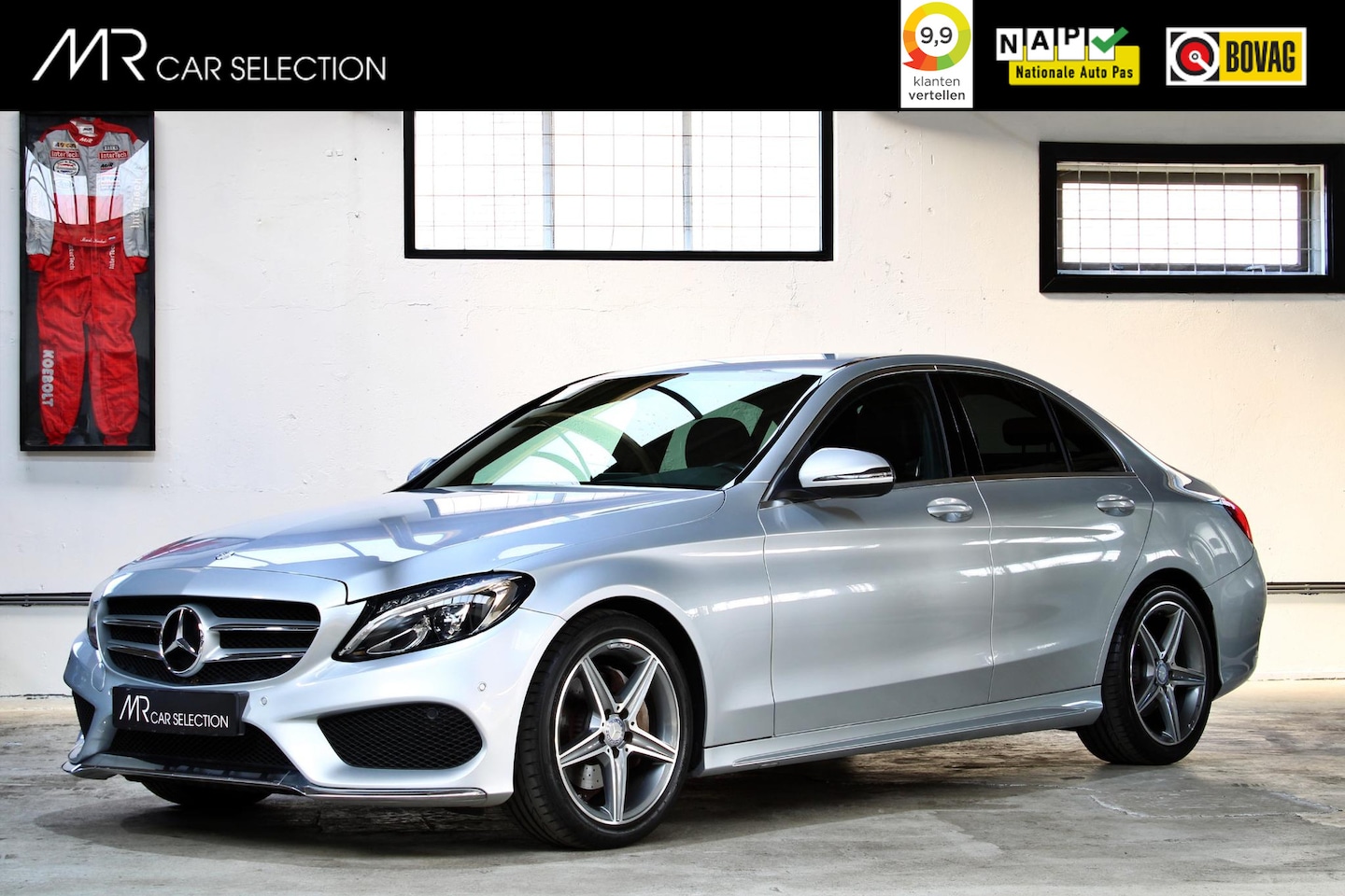 Mercedes-Benz C-klasse - 180 AMG Sport Edition | Sfeerverlichting | Alarm | Camera | NL auto | - AutoWereld.nl