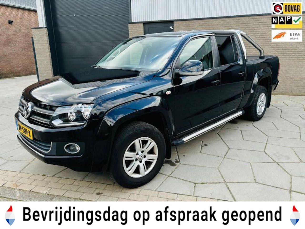 Volkswagen Amarok - 2.0 TDI 4Motion| Dubbel-Cabine|Highline|Trekhaak|Navigatie|Chrome rolbeugel| - AutoWereld.nl