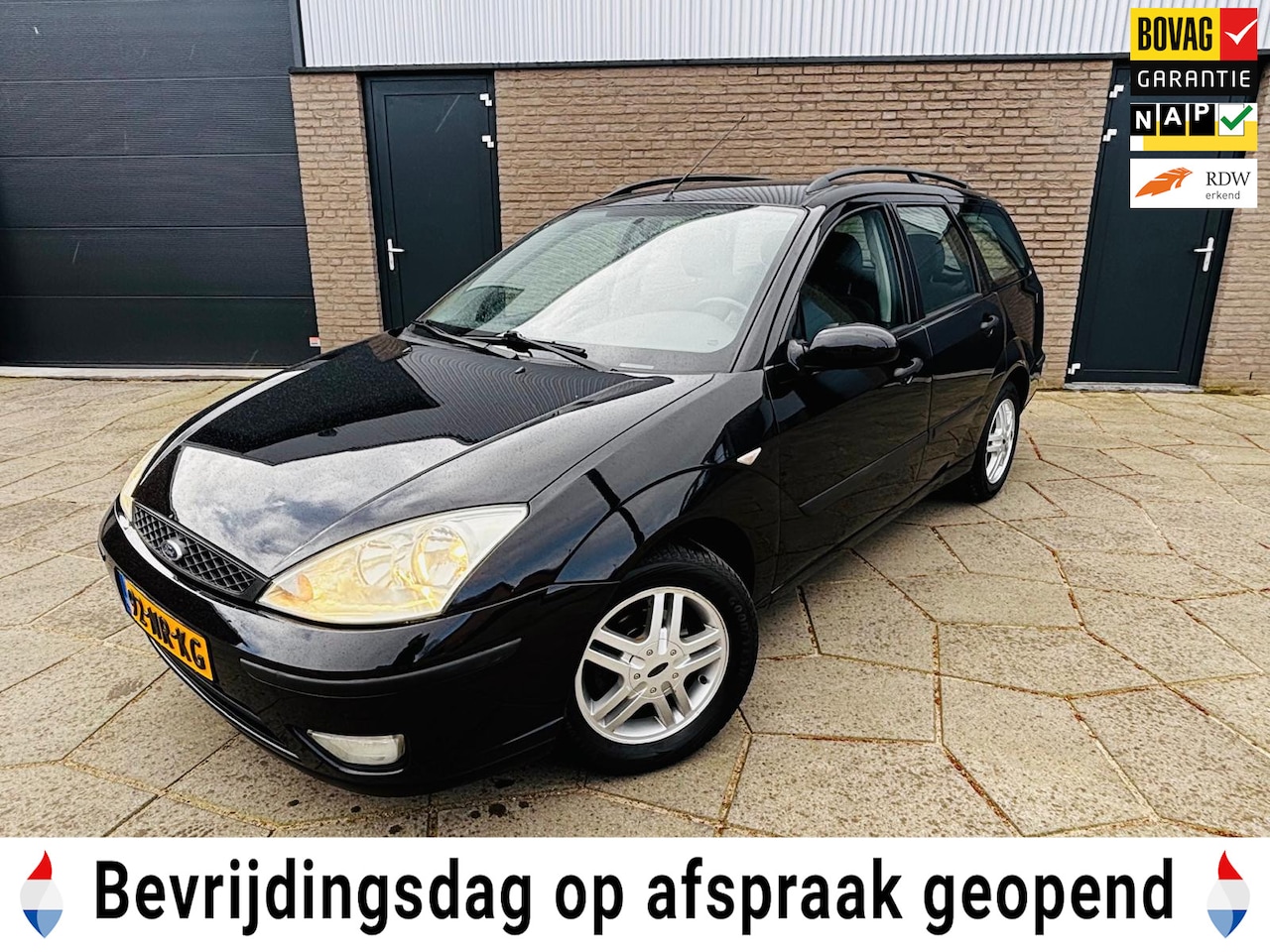 Ford Focus Wagon - 1.6-16V Trend |station |Airco|Lm.Vlg. 15 inch 4 seizoenen|metallic zwart - AutoWereld.nl