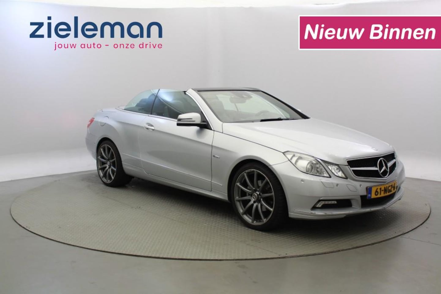 Mercedes-Benz E-klasse Cabrio - 200 CGI Avantgarde Cabrio Automaat - Leer, Camera, Clima, Navi - AutoWereld.nl