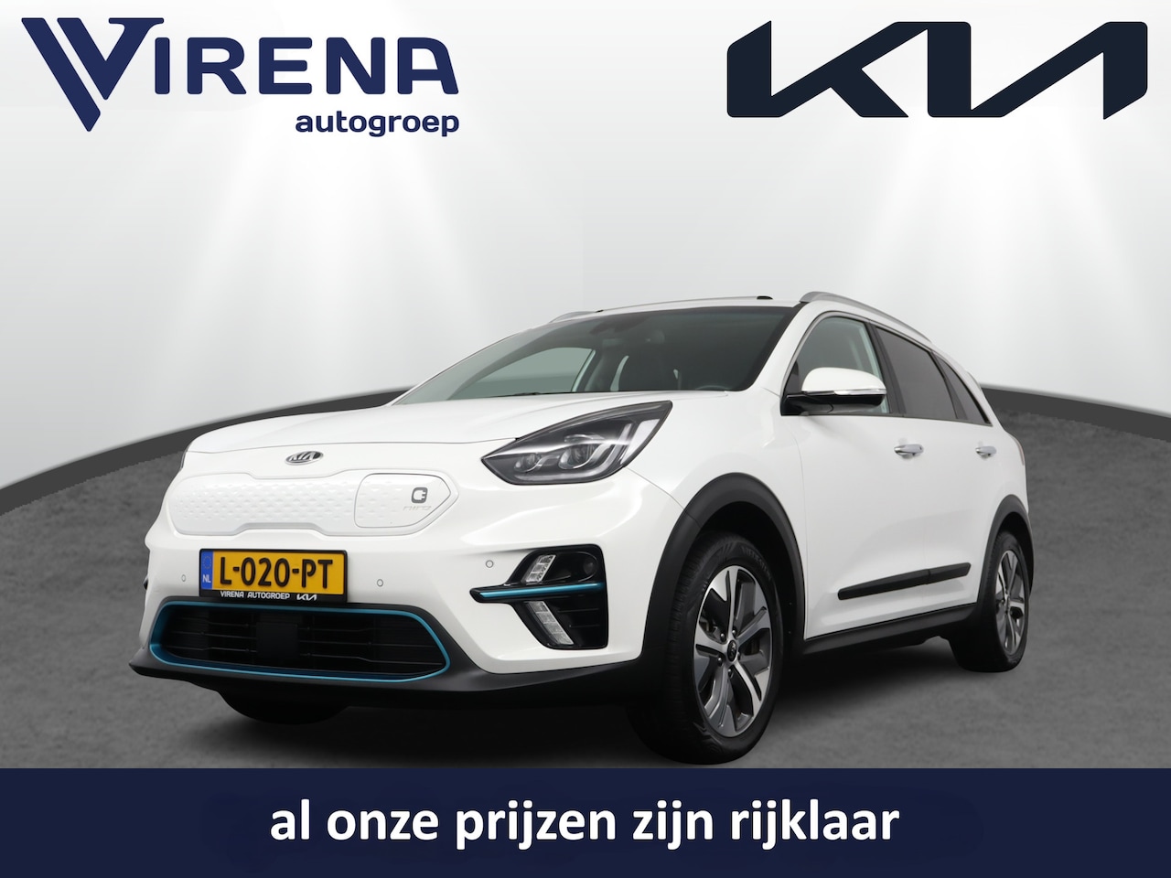 Kia e-Niro - DynamicPlusLine 64 kWh - 3-Fase -Stoel-/stuurverwarming - Keyless - Trekhaak - Navigatie - - AutoWereld.nl