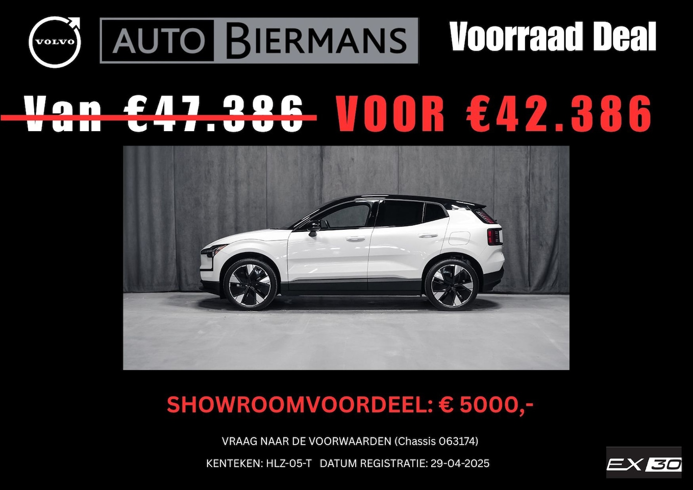 Volvo EX30 - Single Motor Extended Range 272pk Plus | DIRECT LEVERBAAR | Get.ramen | Harm.Kard. - AutoWereld.nl