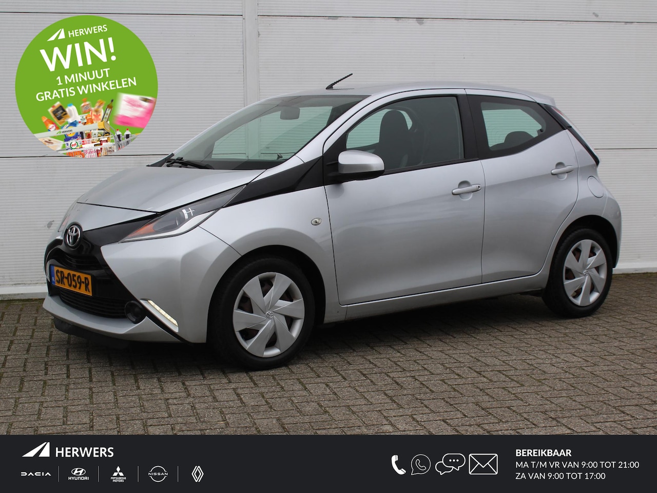 Toyota Aygo - 1.0 VVT-i x-now / Airco / Bluetooth / Elektrische Ramen Voor / 5-Deurs / Stoelverwarming B - AutoWereld.nl