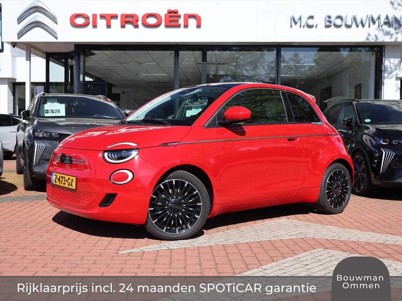 Fiat 500 - 42kWh 118PK Automaat La Prima | JBL HIFI systeem | Adaptive Cruise Control | Keyless Entry - AutoWereld.nl