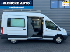 Ford Transit - 350 2.2 TDCI L3H2 Airco 94.859km Dubbel cabine Cruise ctrl Trekhaak DEALERONDERHOUDEN
