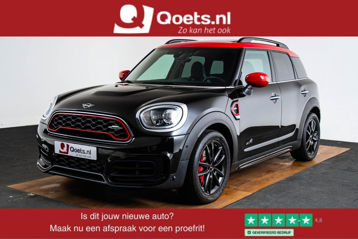 MINI Countryman - Mini 2.0 John Cooper Works ALL4 Chili Panoramadak - Head-up - Adaptive Cruise Control - Ha - AutoWereld.nl
