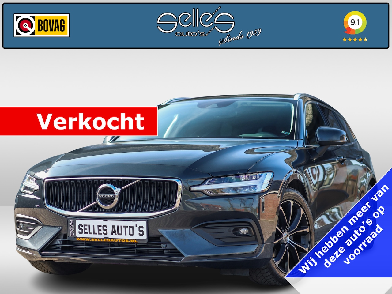 Volvo V60 - 2.0 D3 Momentum Pro Camera | Applecarplay - AutoWereld.nl