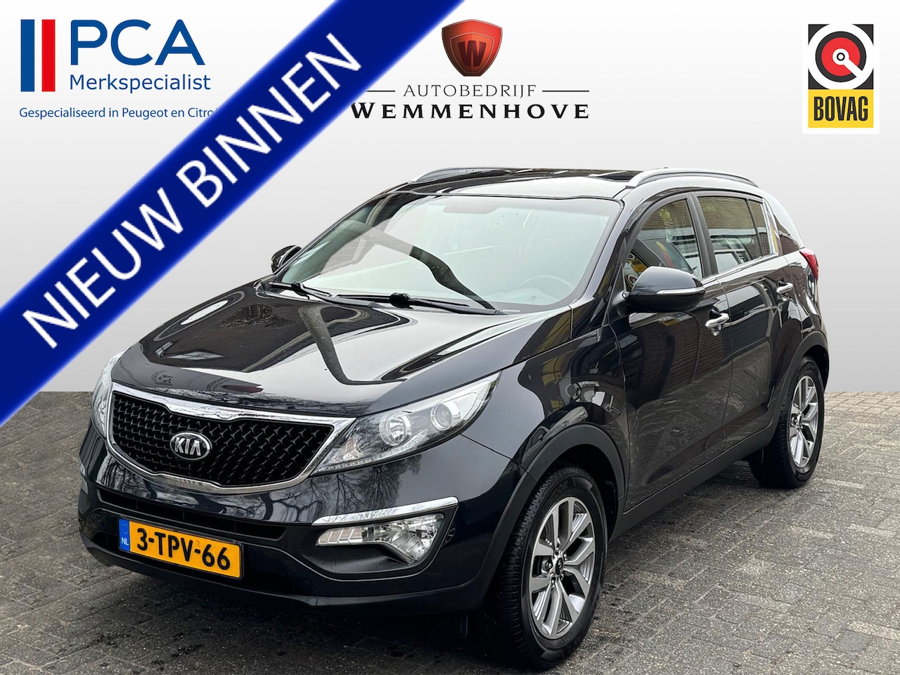 Kia Sportage - 1.6 GDI BusinessLine Airco/Navi/Camera/Lichtmetalen velgen - AutoWereld.nl