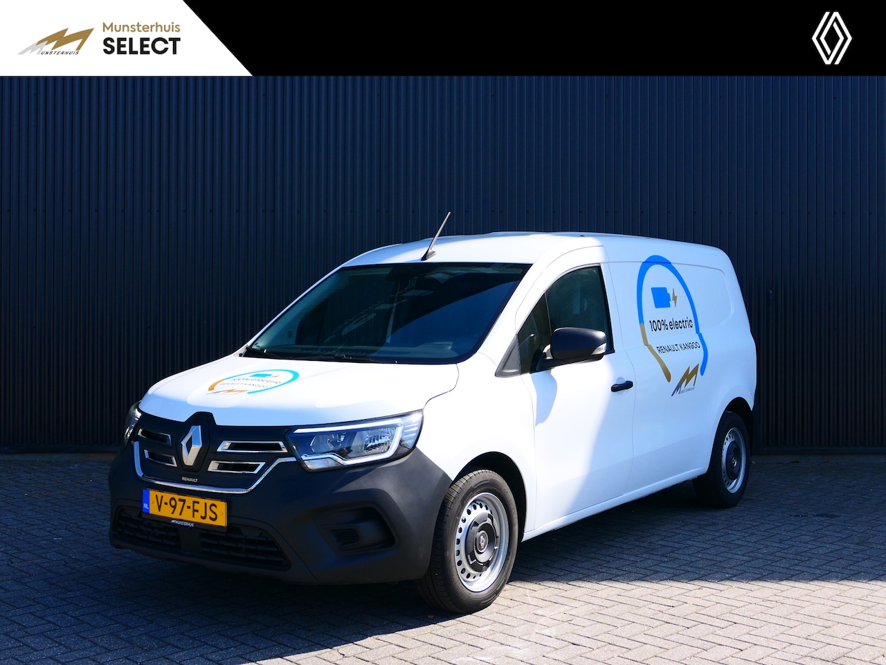 Renault Kangoo E-Tech - Advance Lengte 2 - 22 kW - 44 kWh *DEMO* *Achterdeuren met ruiten* - DC 80KW, Cruise, Beti - AutoWereld.nl