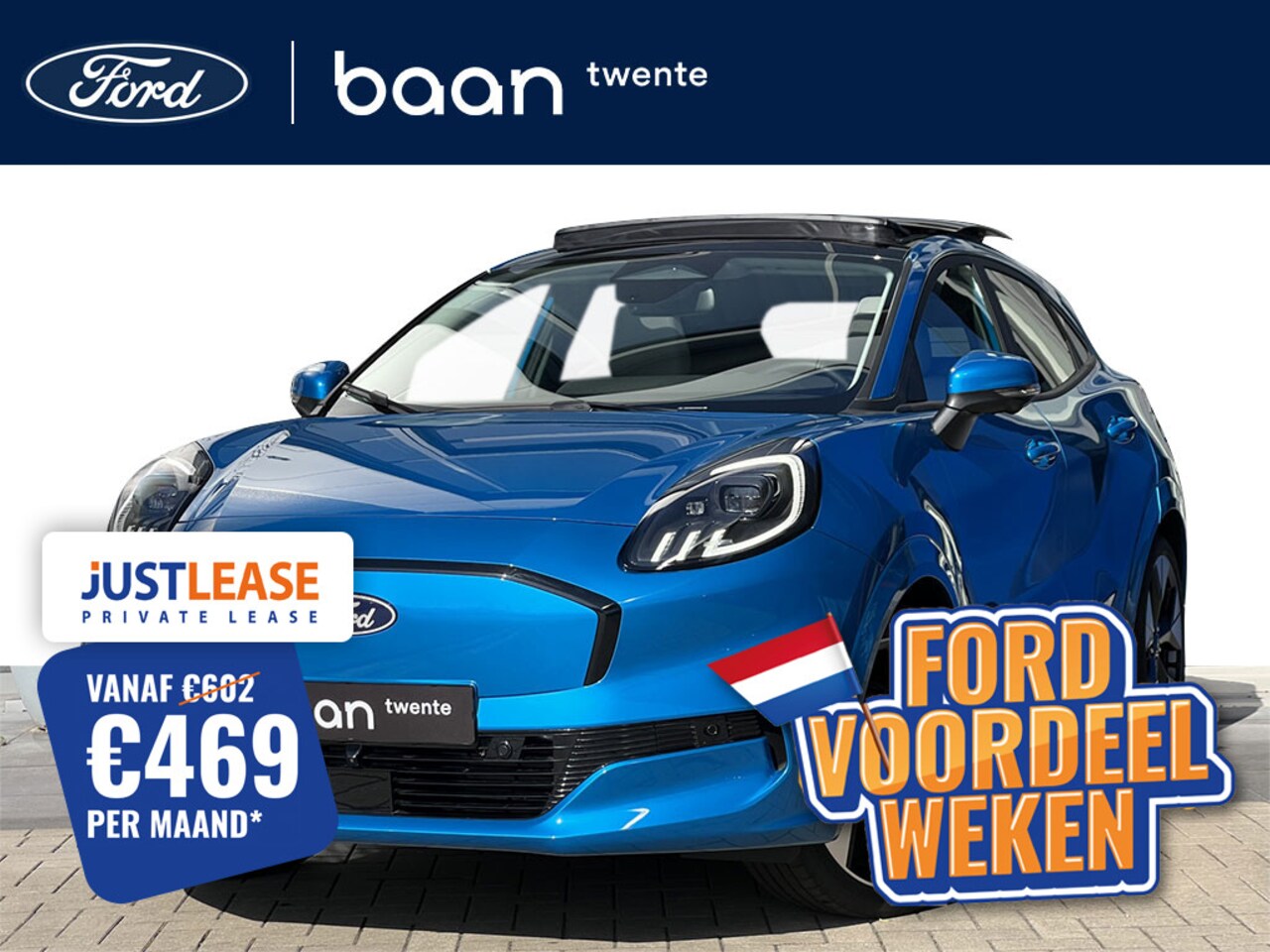 Ford Puma Gen-E - Premium 44 kWh | Panoramadak | 19 inch | Winter Pack | Driver Ass. Pack | 360 Camera | Dig - AutoWereld.nl