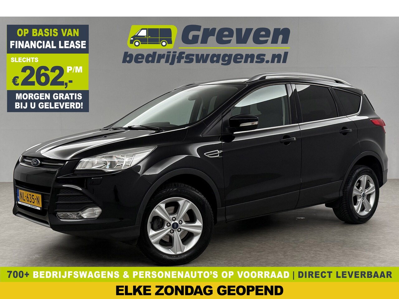 Ford Kuga - 1.5 Titanium 150PK Clima Trekhaak Navigatie PDC 17"LMV Stoelverw. - AutoWereld.nl