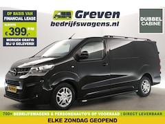 Opel Vivaro - 2.0 CDTI L3H1 177PK Dubbele Cabine 5 Persoons Automaat 360Camera Airco Carplay Cruise LED
