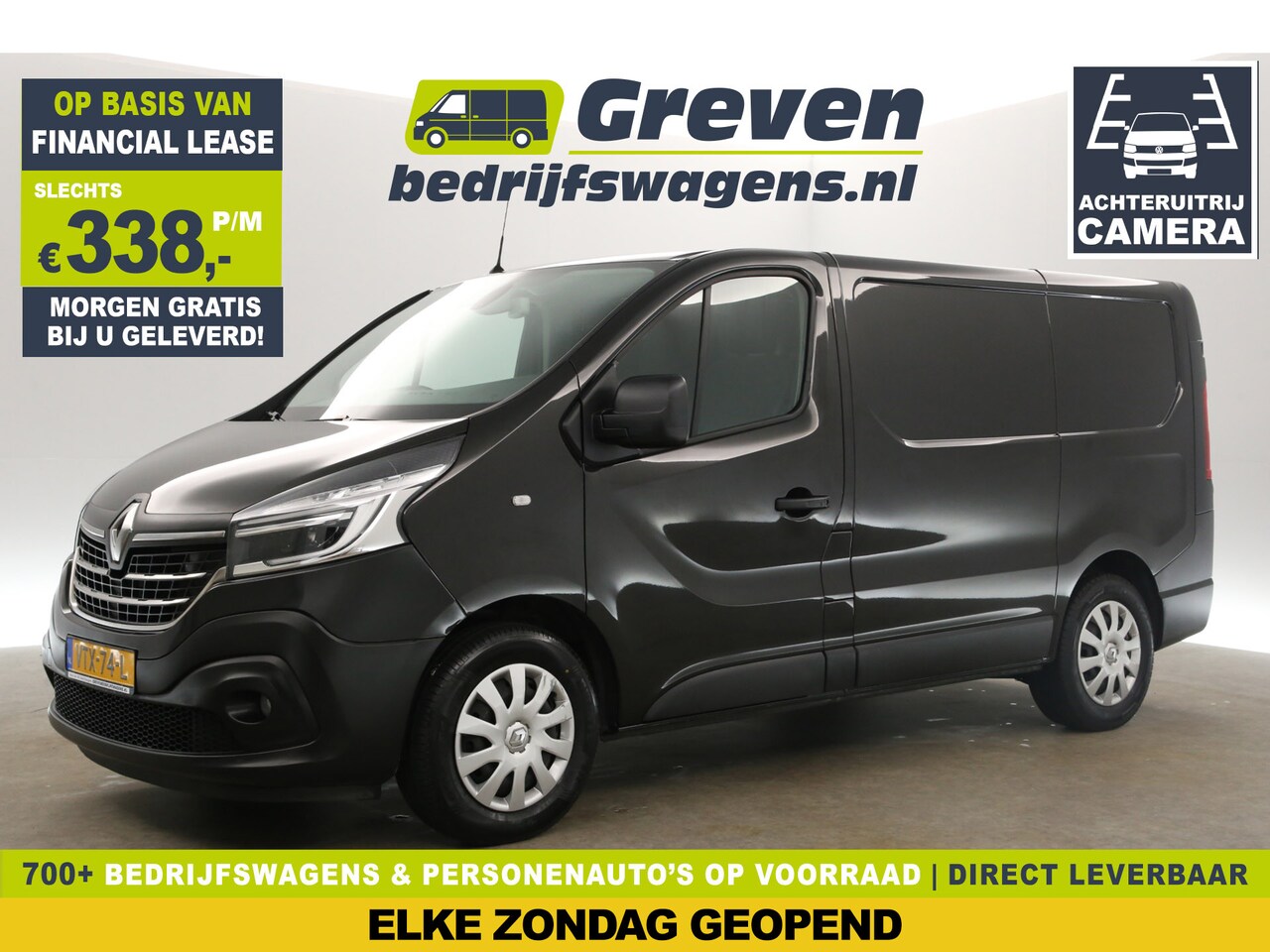 Renault Trafic - 2.0 dCi T29 L1H1 146PK Automaat Airco Camera PDC LED 3 Persoons Elektrpakket - AutoWereld.nl