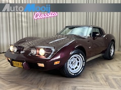 Chevrolet Corvette - C3 Targa *EDELBROCK* Maroon Red / 350 Cu V8 5, 7L / Automaat / SONY