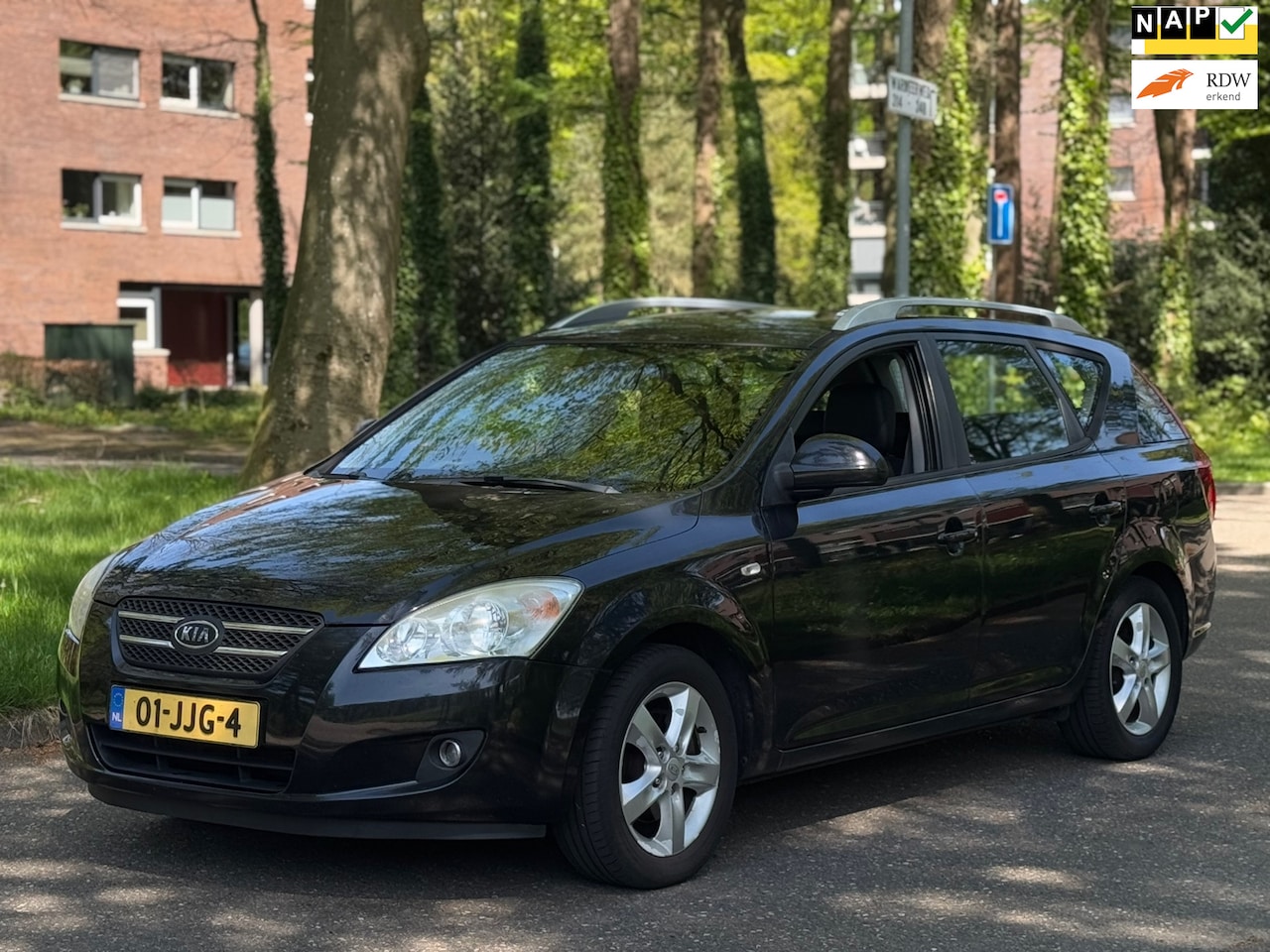 Kia Cee'd Sporty Wagon - 1.6 X-clusive ISG leder zwart 2009 Nwe apk - AutoWereld.nl