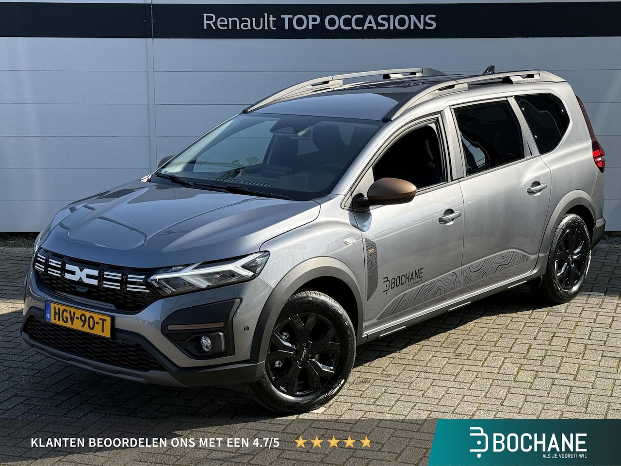 Dacia Jogger - 1.6 Hybrid 140 Extreme 7p. 1.6 Hybrid 140 Extreme 7p. (Zeer ruim) Automaat | Camera | Navigatie (Beschikbaar per 6/20 - AutoWereld.nl