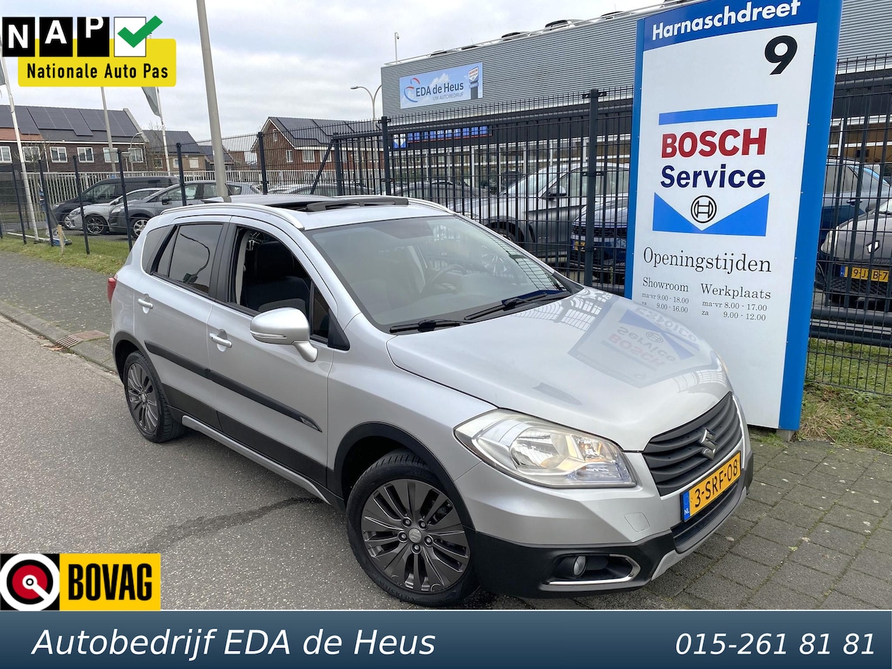 Suzuki SX4 S-Cross - 1.6 Automaat Exclusive NL-auto met o.a. navigatie, trekhaak, stoelverwarming, panoramadak, - AutoWereld.nl