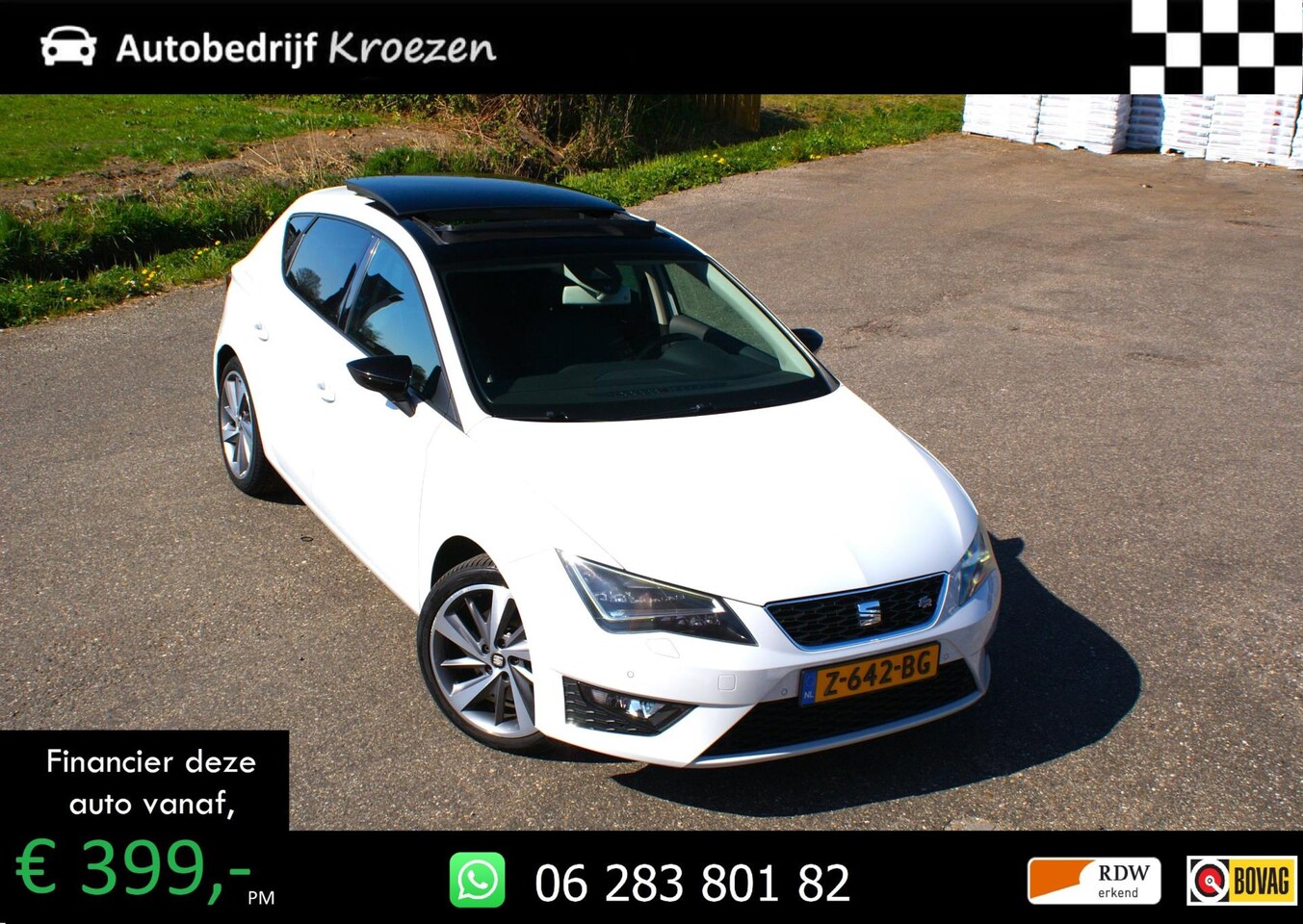 Seat Leon - 1.8 TSI FR | DSG | Pano | Led | Leder | Navigatie | - AutoWereld.nl