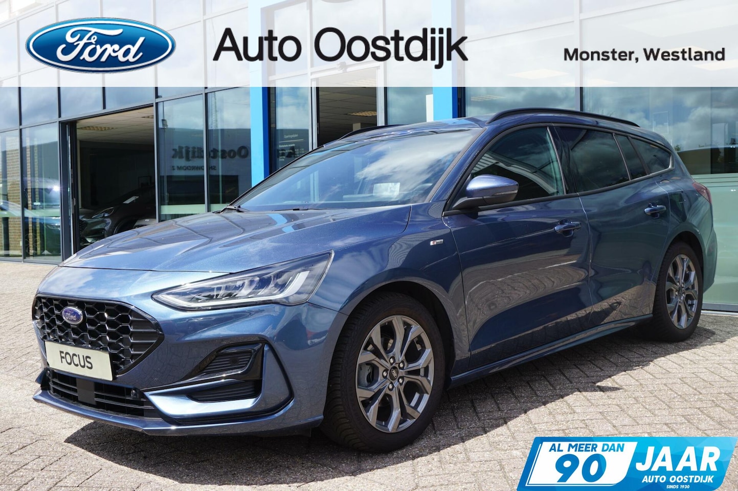 Ford Focus Wagon - 1.0 EcoBoost Hybrid ST Line 125PK Automaat Winterpack SYNC4 Cruise Navi Camera Climate Par - AutoWereld.nl