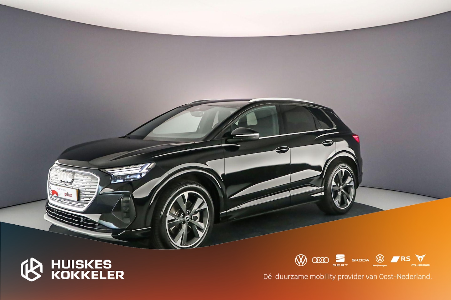 Audi Q4 e-tron - 286pk 45 Advanced Edition Audi Q4 e-tron 45 Advanced Edition | Matrix | 20 inch |  Sportst - AutoWereld.nl