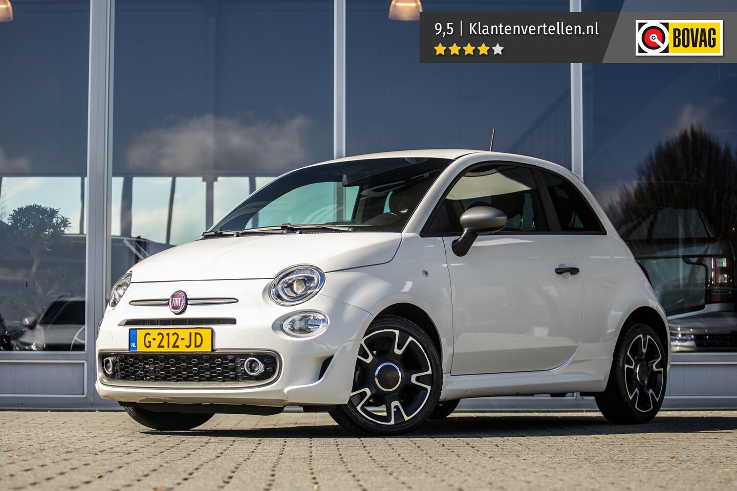 Fiat 500 - 0.9 TwinAir Turbo Sport | Carplay | Cruise | NL Auto - AutoWereld.nl