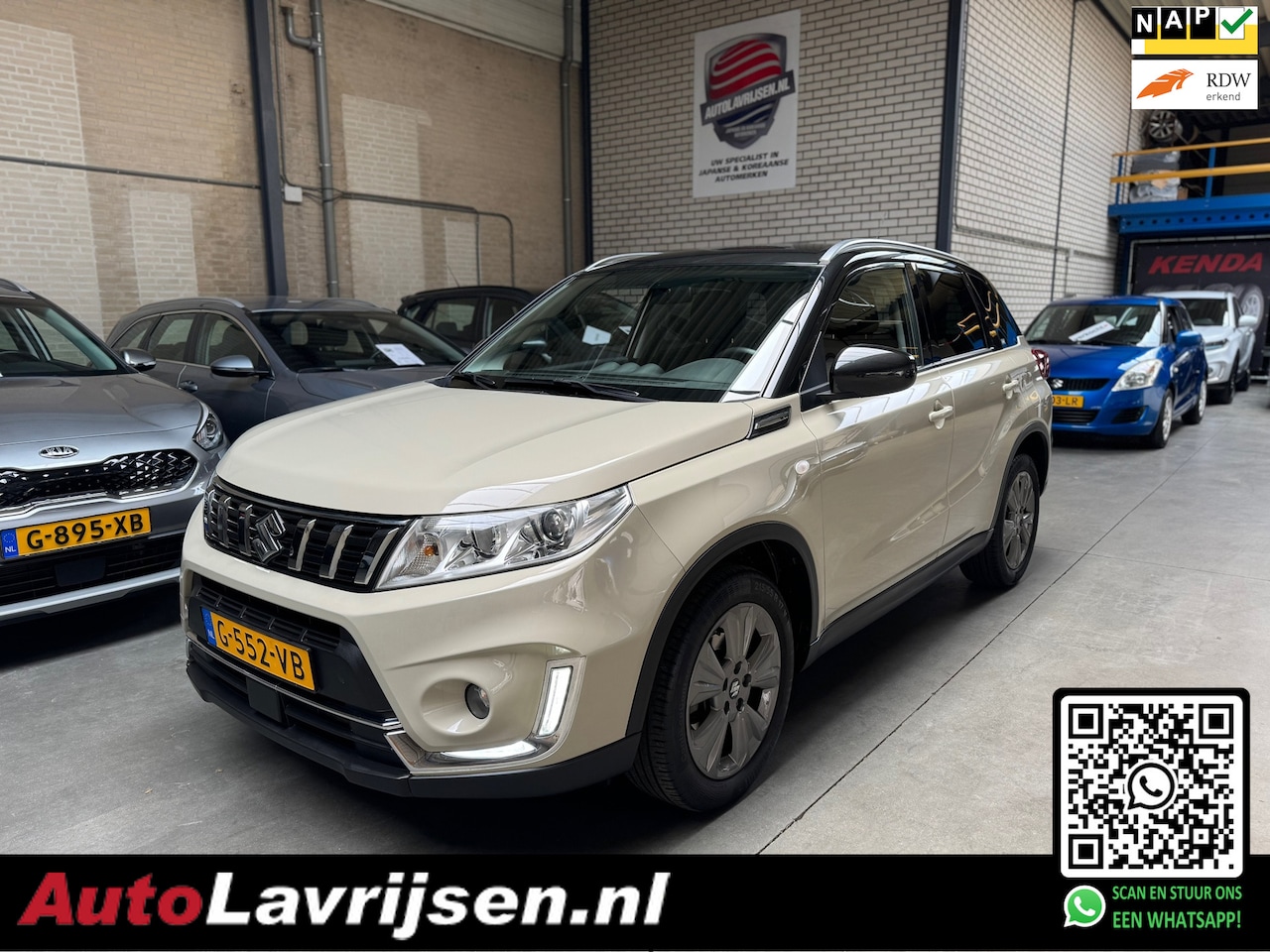Suzuki Vitara - 1.4 BOOSTERJET SELECT 1E EIGENAAR NL AUTO AUTOMAAT CRUISE AFN.TREKHAAK 1200KG TREKKEN TWO- - AutoWereld.nl