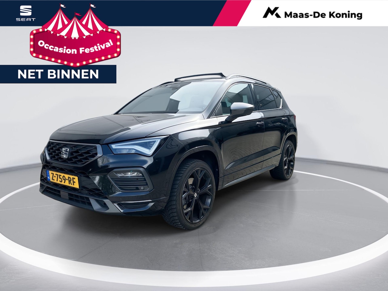 Seat Ateca - 1.5 TSI 150pk DSG FR Business Intense · Panoramadak · Camera · Inklap. Trekhaak · Stuur- & - AutoWereld.nl