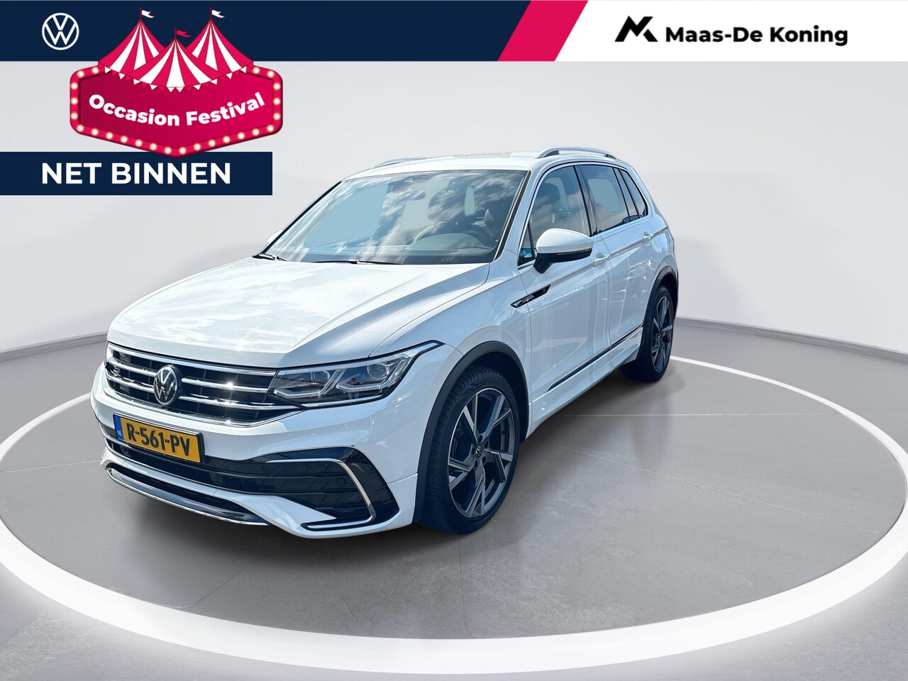 Volkswagen Tiguan - 1.5 Tsi 150pk DSG R-Line Business+ · Camera · Keyless · Elek. Achterklep · Apple/Android C - AutoWereld.nl