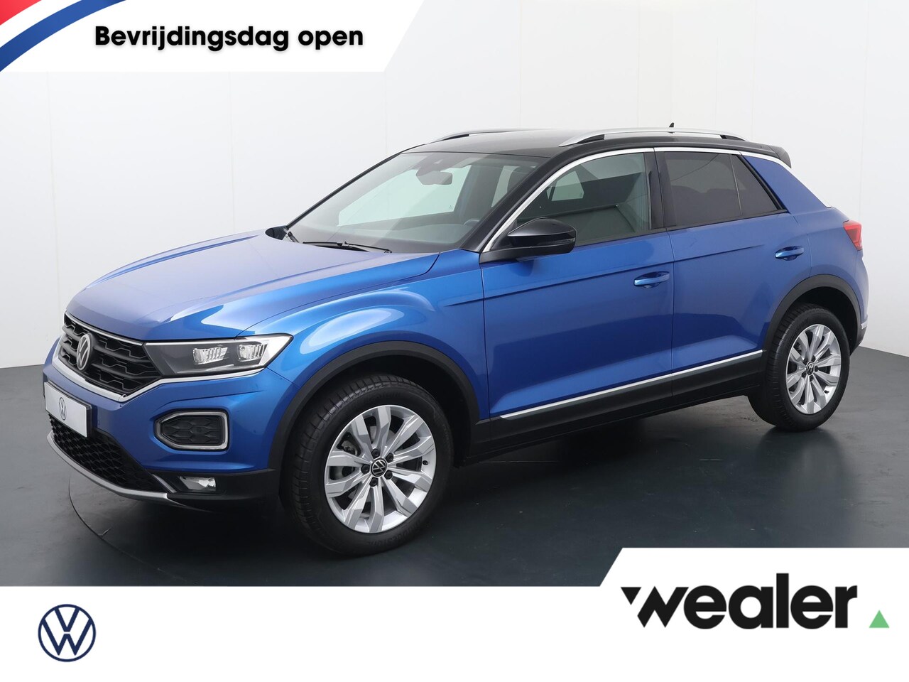 Volkswagen T-Roc - 1.5 TSI Sport | 150 Pk | Digitaal instrumentenpaneel | Draadloze telefoonlader | LED verli - AutoWereld.nl