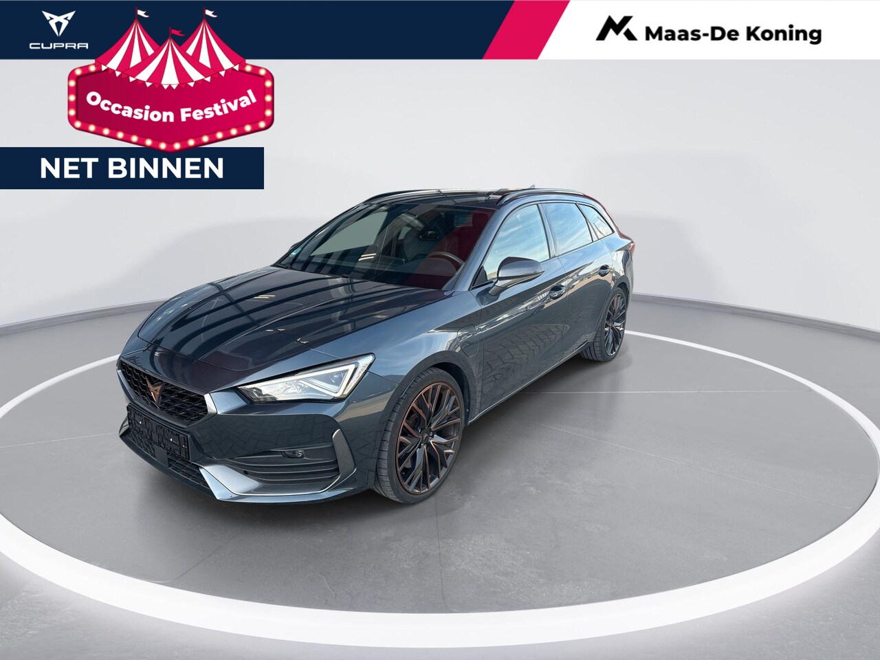 CUPRA Leon Sportstourer - 1.4 245pk DSG e-Hybrid VZ Business · Keyless · Apple/Android Car Play · Navi · P-Sensoren - AutoWereld.nl