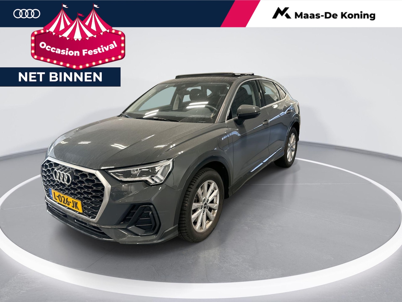 Audi Q3 Sportback - 45 TFSIe 245pk S-tronic Business Edition · Camera · Panoramadak · Elek. Voorstoelen · Elek - AutoWereld.nl