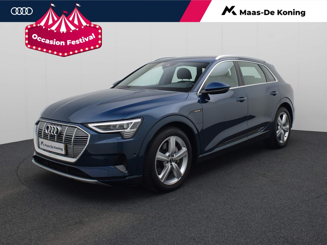Audi e-tron - 55 quattro Advanced 300kW/408PK 95 kWh · Navigatie · Luchtvering · Camera+Parkeersensoren - AutoWereld.nl