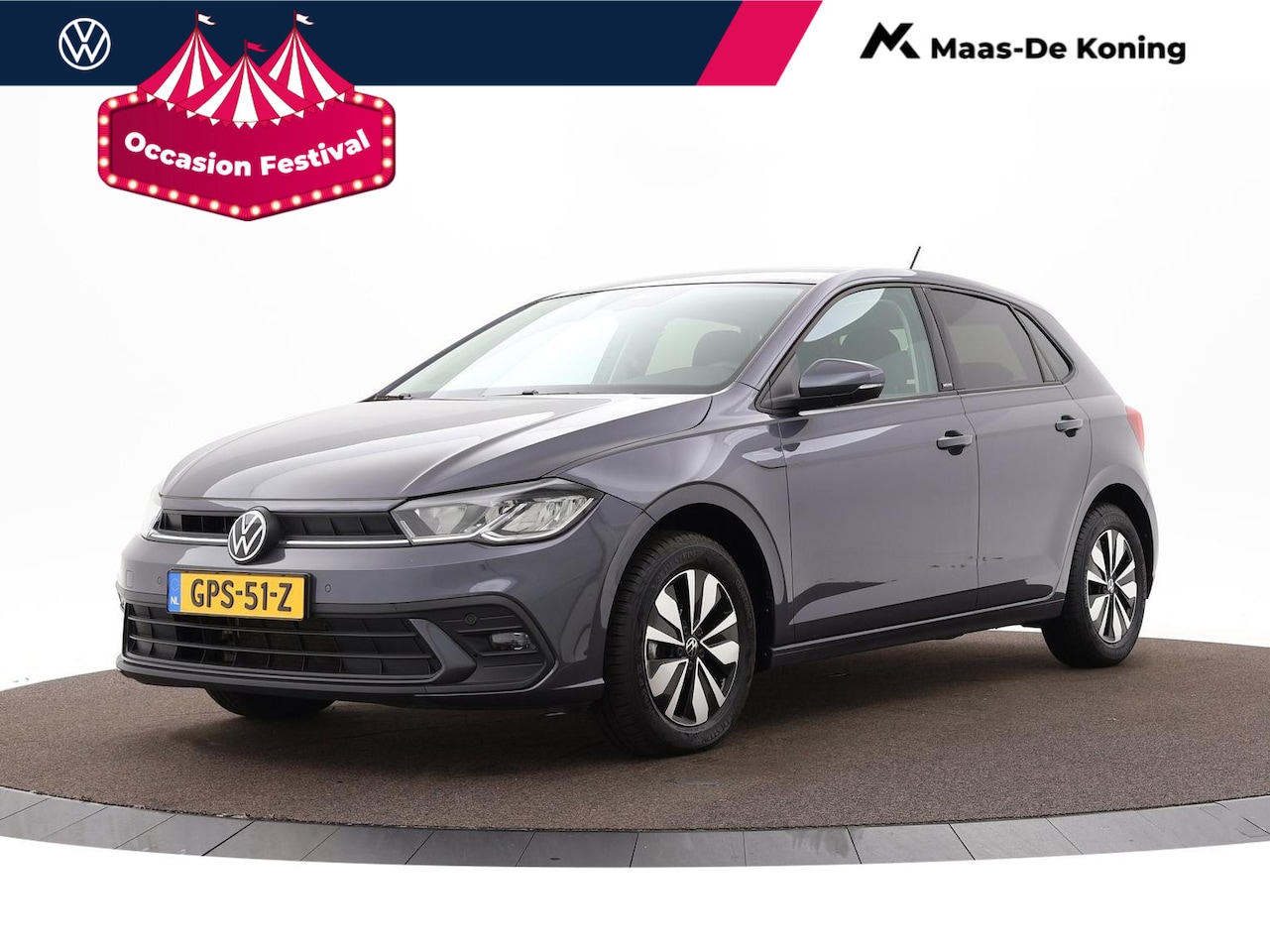 Volkswagen Polo - 1.0 Tsi 95pk Move · Climatronic · ACC · P-Sensoren · App-Connect · Navi · Stoelverwarming - AutoWereld.nl